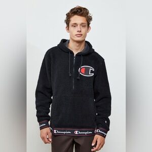 Champion Sherpa Zip Hoodie Sweatshirt